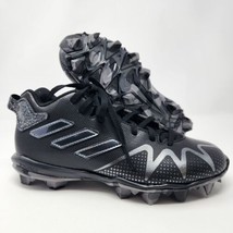 Adidas Freak Spark MD J Football Cleats Size 4Y Core Black Night Metalli... - $38.59