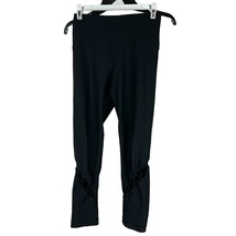90 Degree By Reflex Black High-Waist Mesh Detail Leggings Size XS - $11.57
