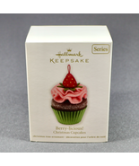 Hallmark MIB-NRFP 2012 Christmas Cupcakes #3 Berry-licious! Ornament QX8081 - $40.78 CAD
