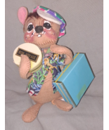 Vintage Annalee Mobilitee BON VOYAGE Mouse w hat &amp; luggage doll 1989 - £18.63 GBP