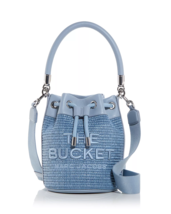 Marc Jacobs The Woven Bucket Bag Crossbody ~NWT~ Pale Blue - £240.63 GBP