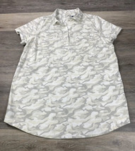 Vineyard Vines Margo Camo Utility Shirt Dress Plus Size 20 Preppy Casual - £36.41 GBP