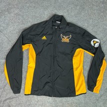 Kennesaw State Owls Womens Jacket Medium Adidas Black Gold Zip NCAA Track Top - $24.98