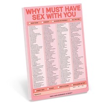 Knock Knock Why I Must Have Sex With You Pad - $10.53