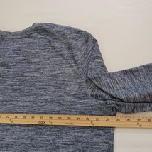 Lee Men's Gray Cotton Blend Henley Shirt Long Sleeve Size 2XL Measured Chest 50" image 11