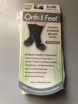 NEW OrthoFeet Bubion Relief Socks W/ Soft Bamboo Fibers MEDIUM Split Toe Design - £9.63 GBP