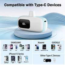 VILINICE Portable Charger 5000mAh Power Bank with LCD Display 20W Quick ... - $7.99