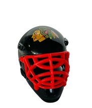 NHL Hockey Mini Goalie Face Mask Franklin Vending Machine vtg Chicago Bl... - £13.16 GBP