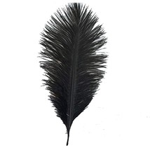 10Pcs Natural 7.8-9.8Inch Ostrich Feathers Plume For Wedding Centerpieces Home D - £14.14 GBP