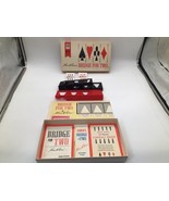 Vintage 1964 Milton Bradley BRIDGE FOR TWO 5610 Goren’s FINE EDITION COM... - $18.76