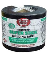 Protecto Wrap Super Stick 6 in. W X 75 ft. L Synthetic Flashing Tape Silver - $78.32 CAD