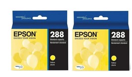 Epson 288 Standard Capacity Ink Cartridge Yellow EXP 03/2023, 06/2023 Pack of 2 - £15.81 GBP