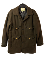 Vtg Haband double square pocket Collared Wool Blend Lined Jacket Coat Me... - $49.99