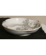  Nippon Hand Painted Dish Bowl Asian scene - $32.01 CAD