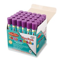 Charles Leonard Glue Sticks, 0.28 Ounce Sticks, Purple, 30-Pack (94358) - $32.29