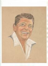 President Ronald Reagan Drawing by Elbricke  - $17.82