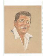 President Ronald Reagan Drawing by Elbricke  - $17.82