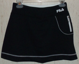 Nwt Womens Fila Sport Black Knit Skort Size Xs - £19.77 GBP
