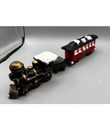 Byron Mold Train 3 Piece Set Engine Coal Shuttle Passenger Car About 12 ... - £9.02 GBP