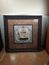 Hobby Lobby Bathroom Antique Tub Picture And Fancy Frame - £10.42 GBP