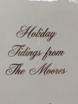 Vtg Lenox Holiday Tidings Moore Family Christmas Platter Serving Plate 1... - £47.06 GBP