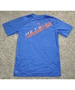 Boys Shirt Adidas Blue MLB Baseball NY Mets Climalite Short Sleeve Top-s... - $7.43