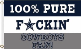 Dallas Cowboys Team Flag 3X5 Ft Polyester Banner USA 90x150cm - $375.42 MXN