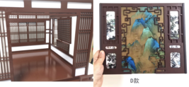 1:12 Chinese Dollhouse Magnet Wall for DIY 1/12 Dollhouse / Art / Decora... - $348.73 MXN+