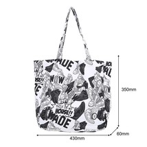 Elegant Women Shoulder Bag Women Cow Zebra Checker Graffiti  Print Handbags Capa - £22.83 GBP