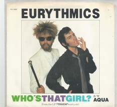 Eurythmics 45 rpm Who&#39;s That Girl picture sleeve only - $2.99