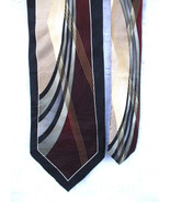 Giorgio Brutini Collezione Silk Satin Damask Tie 59&quot; x 4&quot; Jazzy Mod Meta... - £18.84 GBP