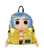 Coraline Doll Mini Backpack By Loungefly Yellow - $86.99