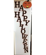 15 Magnetic Happy Halloween Lettering &amp; Orange Jack O Lantern Pumpkin - $14.84