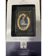 2004 Hallmark Family Tree Photo Holder Ornament Life&#39;s Greatest Blessing - £11.63 GBP
