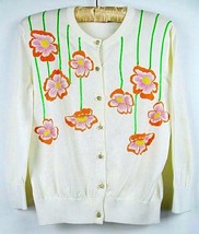 NWT Lilly Pulitzer $198 Sz XS Paley &#39;Take a Dip&#39; Embellished Cardigan Sweater  - £39.55 GBP