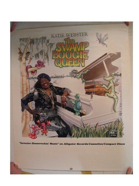 Katie Webster Poster Swamp Boogie Queen Promo - $36.12