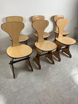 Mid-Century Pedini Fano Set of 6 Chairs, Italian Design 1960s-
show orig... - $11,677.43 MXN