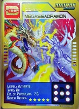 Bandai Digimon S1 D-CYBER Card Gold Stamp Megaseadramon - £31.63 GBP