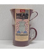 Melitta Head Starter One Cup Filter Cone Coffeemaker 1989 Vintage Burgun... - $36.51 CAD