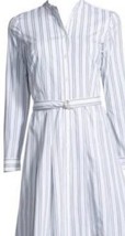 Michael Kors Women&#39;s Dress White w/ Blue Stripes Size 6 - £38.56 GBP