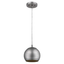 Light Gray and Gold Hanging Dome Light - £171.52 GBP