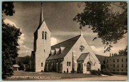 Church Of Christ the King Rutland Vermont VT UNP Collotype DB Postcard H7 - £2.32 GBP