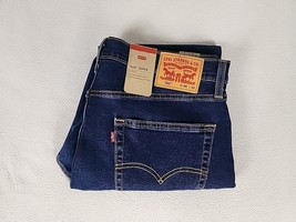 Levi&#39;s 502 Regular Fit Zip Fly Tapered Leg Denim Jeans 36X30 Men&#39;s Dark ... - $36.99