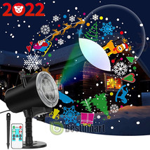 Christmas Snowflake 6Led Projector Light Snow Outdoor Garden Yard Landsc... - $75.99