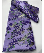 YQOINFKS Embroidered Jacquard Fabric African Lace Fabric Nigerian Style ... - $89.99