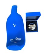 Grey Goose Set - Polished Foil Cutter Wine Liquor &amp; 750Ml Bottle Neopren... - $39.15
