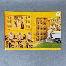 2001 Original Vogue Magazine Print Ad Target Bright Yellow Graphics Chee... - £13.10 GBP