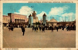 Philadelphia SESQUI-CENTENNIAL Exposition Official POSTCARD- Main Entrance BK65 - £4.74 GBP