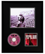 Eddie Vedder Framed 16x20 Pearl Jam CD &amp; Photo Display - £62.01 GBP