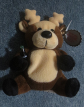 Coca-Cola Reindeer with Coca Cola Bottle Plush Bean Bag  1998 #0152 - £2.96 GBP